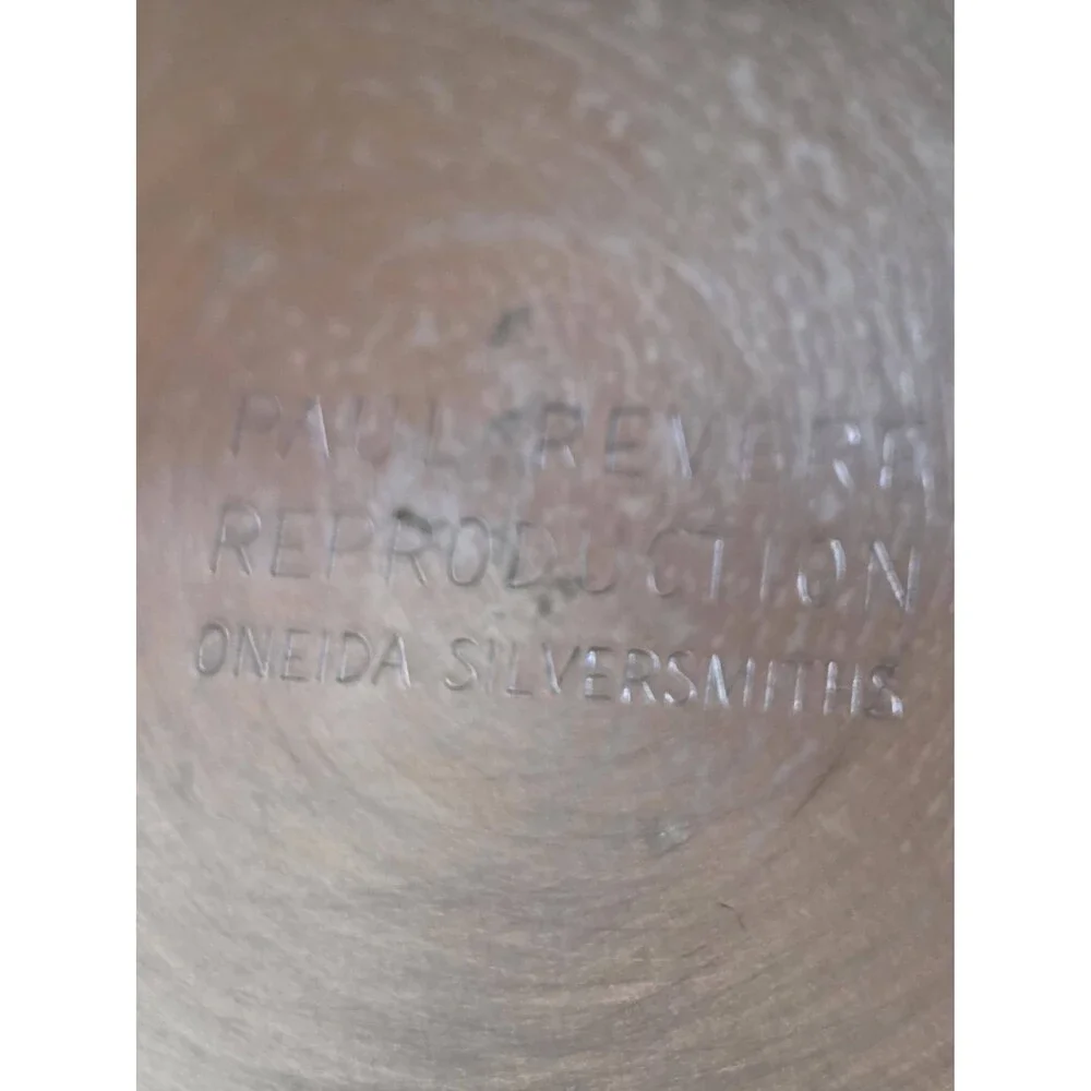 Oneida Paul Revere Reproduction Silver Bowl with Plastic Liner 8.3